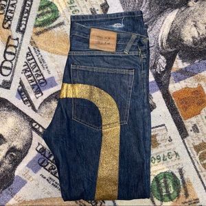 Evisu Gold Jeans